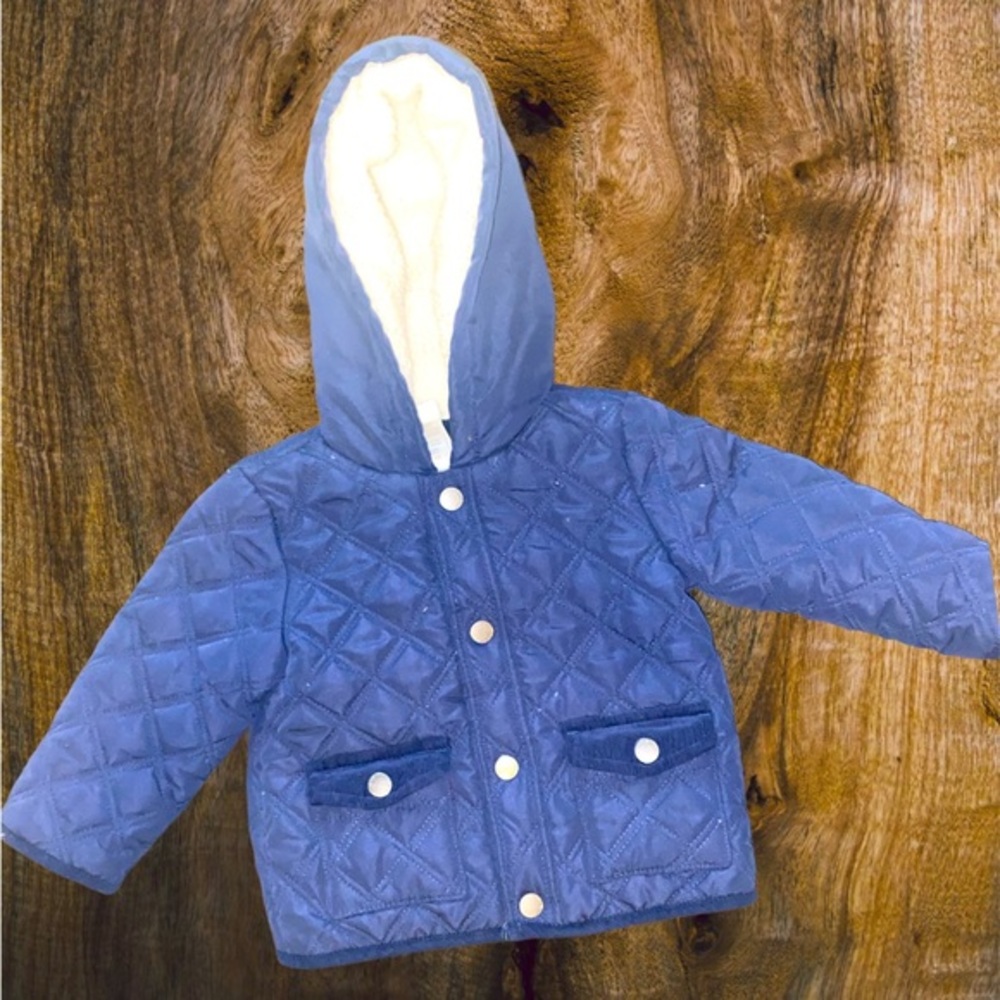 Boys Quilted Fleece Lined Coat